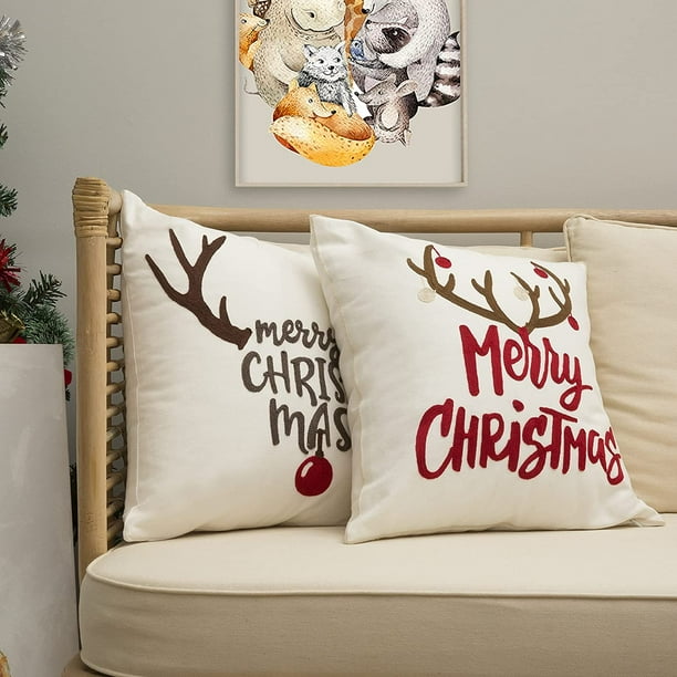 Reindeer pillow cheap cover