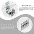 thumbnail image 2 of Clear Acrylic Display Donation Box Ballot Box Ticket Suggestion Container, 2 of 4