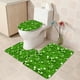 thumbnail image 5 of Alfombrilla de baño en forma de U, alfombrilla estampada moderna, juego de tres piezas para la puerta del baño., 5 of 7