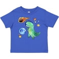 thumbnail image 3 of Inktastic Tyrannosaurus Rex Vs. Meteor Fun Space Dinosaur Boys or Girls Baby T-Shirt, 3 of 5