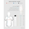 thumbnail image 6 of Ma Croix Men's Hipster Elongated Longline Casual Big and Tall T Shirts, 6 of 6