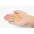 thumbnail image 2 of Snake, Yellow, Vine Tree Snake, Rubber Reptile, Educational, Realistic Hand Painted, Figure, Lifelike Model, Figurine, Replica, Gift, 4 1/2" F2088 B142, 2 of 8
