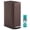 Brown, variant on SONGMICS Trash Can, 13 Gallon (50 L) Slim Garbage Can for Kitchen, with Soft-Close Lid, Pedal, Removable Inner Bucket, Stainless Steel, 15 Trash Bags, Space-Saving, Brown