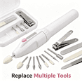 thumbnail image 4 of EXLEAF 2026 New 5 in 1 Nail Trimming Kit Electric Manicure Pedicure Kit with Guard for Home Use, Personal Grooming, Nail Care, Quick Touch-Ups, Smooth Finishes, Travel-Friendly., 4 of 6