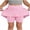 Pink, variant on Girls Athletic Skort with Shorts - Tennis Cheerleading Play Skirt with Pockets, Comfortable Stretch Fabric for School Sports and Gym