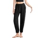 thumbnail image 1 of Pantalones de Yoga Largos para Mujer, Ajustados, Informales, Cómodos, para Gimnasio, Senderismo, Cintura Elástica, Color Negro, Talla XL, 1 of 8