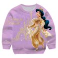 thumbnail image 1 of Sudaderas con capucha de dibujos animados para niños, sudadera de princesa Jasmine, abrigo de primavera y otoño para niñas, prendas de vestir informales de manga larga para niños, ropa para bebés 12M Gao Jinjia LED, 1 of 2