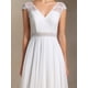 thumbnail image 5 of Vestido de novia Eudora Lace Chifon con cuello en V y maxi sin espalda, 5 of 6
