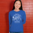 thumbnail image 4 of American Rat Rod Women's Long Sleeve T-shirt Hot Rod Custom Culture Route 66 1930s Classic Car Vintage Rusty Cars Garage, 4 of 7