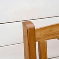 thumbnail image 6 of Spaco 2-Seater Wooden Garden Bench, 4 FT Patio Loveseat with Unique X-Shape Back for Outdoor as Backyard, Lawn, Garden, Natural, 6 of 13