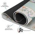 thumbnail image 3 of Mint Peacock Pavilion Floral Mahjong Mat 31.5x31.5 Inch | Non-Slip And Noise Reduction Mah Jong Table Mat Cover with Carrying Bag For Mahjong Lovers, Poker, Board Games And Dominoes, 3 of 7