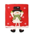 thumbnail image 1 of Christmas Back Chair Cover Removable Washable Dining Room Chair Protector For Christmas Banquet Kitchen Dining Room Decor, 1 of 9
