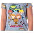 thumbnail image 3 of Scooby Doo Girls Pajamas Where Are You? Chibi Figures PJs, 3 of 7