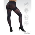 thumbnail image 6 of MeMoi Women's Semi-Opaque FirmFit Control Top Tights - Womens - Female (Small/Medium, Navy), 6 of 7