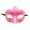 A003- Pink, variant on Pink Glitter Masquerade Mask for Women 6 Inch Venetian Mask Eye Mask for Masquerade Party Mardi Gras Carnival Prom Evening Event, 1 Pack