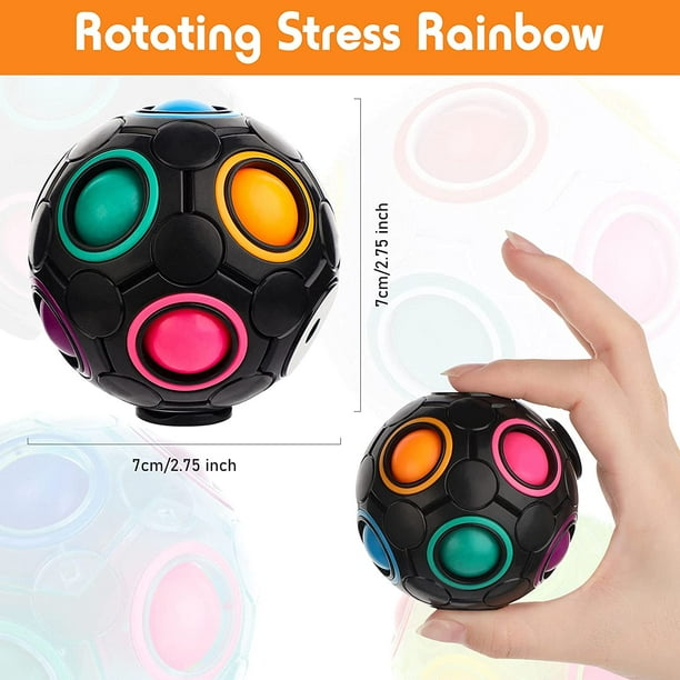 Lot de 24 mini balles anti-stress pour adultes et adolescents - Balle  éducative anti-stress - 7,6 cm : : Jeux et Jouets