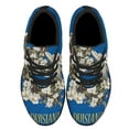 thumbnail image 2 of Louisiana Brown Pelican With Magnolia Map Shoes Sneakers Black Size 5, 2 of 7