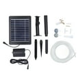 thumbnail image 2 of Solar Oxygen Pump Kit, 3 Level Adjustable Cordless 6V 4W Solar Panel Aerator Pump  for Aquarium, 2 of 7