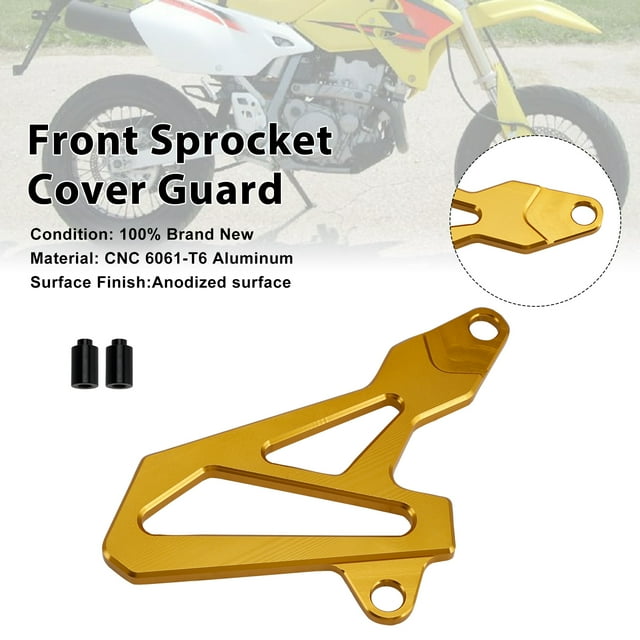 Front Sprocket Cover Guard For Suzuki DR-Z400SM 2000-2024 DRZ400/S/E Gold