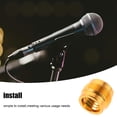thumbnail image 3 of Masteelf 8pcs Practical Microphone Adapter Set Mic Clip Converter Nut Shock Mount Mic Holder 3/8 Female To 5/8 Male Thread Adapter, 3 of 8