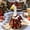 215 - Multicolor, variant on Aurorax Christmas Porch Goose Outfits 23" Holiday,Goose Clothes for Cement Goose Porch Goose 17/19 inch,Blue Lace Skirt and Bow Winter 23" Porch Goose Clothing Accessories for Outdoor Lawn Yard