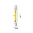 thumbnail image 2 of Bombilla de diodo emisor de luz R7S COB yeacher 78 mm 5 W Blanco frío AC110V, 2 of 6