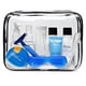 thumbnail image 5 of Bolsa de artículos de tocador transparente, paquete de 3 bolsas de artículos de tocador aprobadas, bolsa de un cuarto de galón, bolsa de cosméticos de maquillaje de viaje para mujeres y, 5 of 8