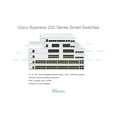 thumbnail image 2 of Cisco Business 250 Series CBS250-8T-E-2G - Switch - L3 - Intelligent - 8 x 10/100/1000 + 2 x combo SFP - Montable en Rack, 2 of 3