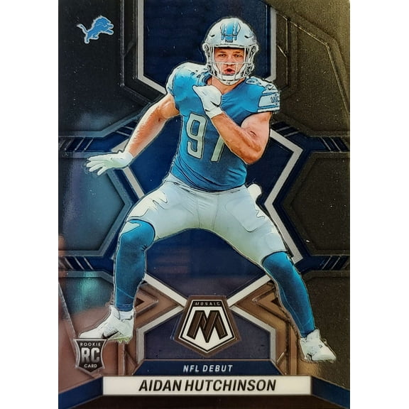2022 Panini Mosaic Football Aidan Hutchinson Trading Card (Rookie NFL Debut) #287