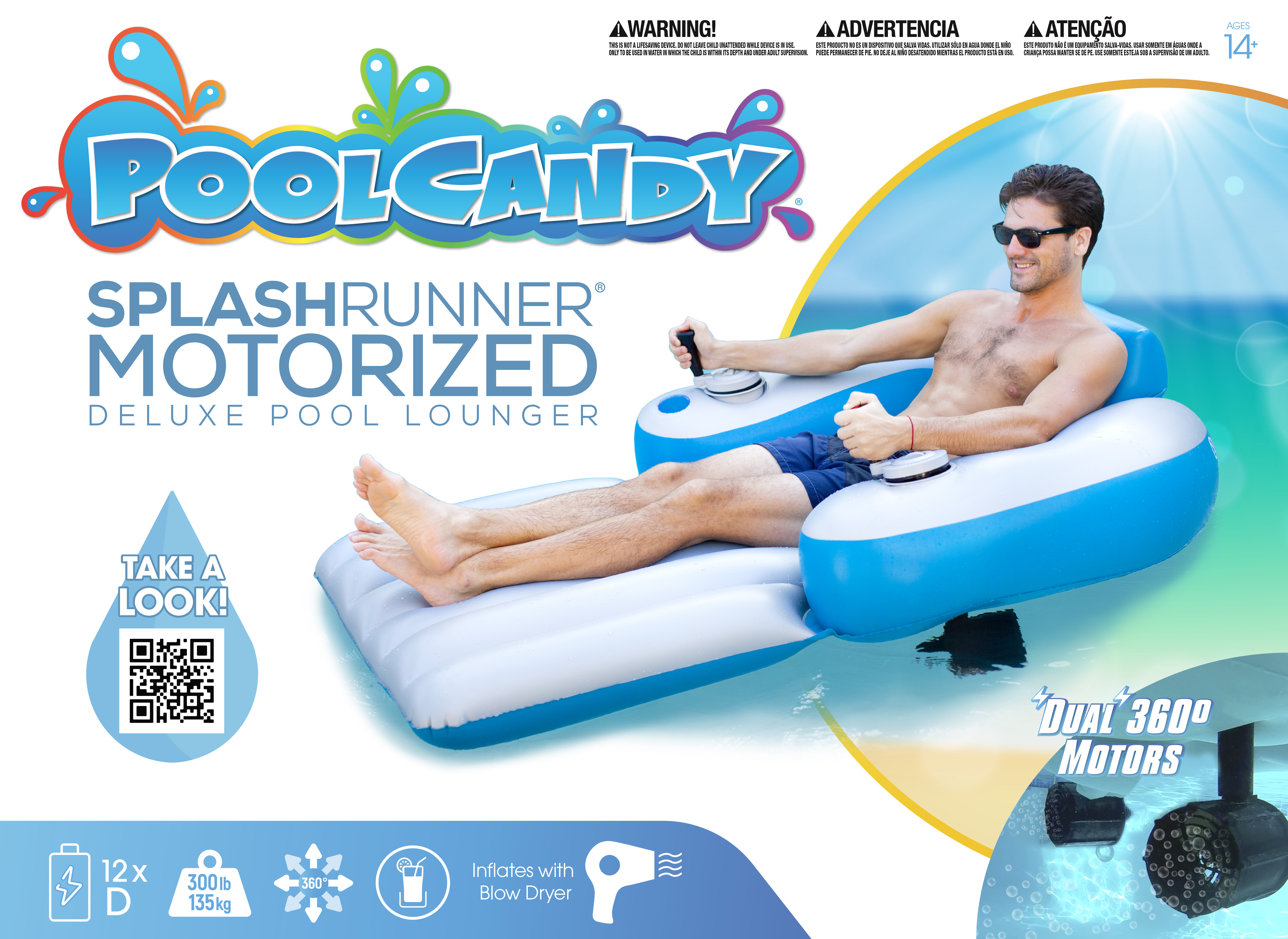 pool candy motorized float