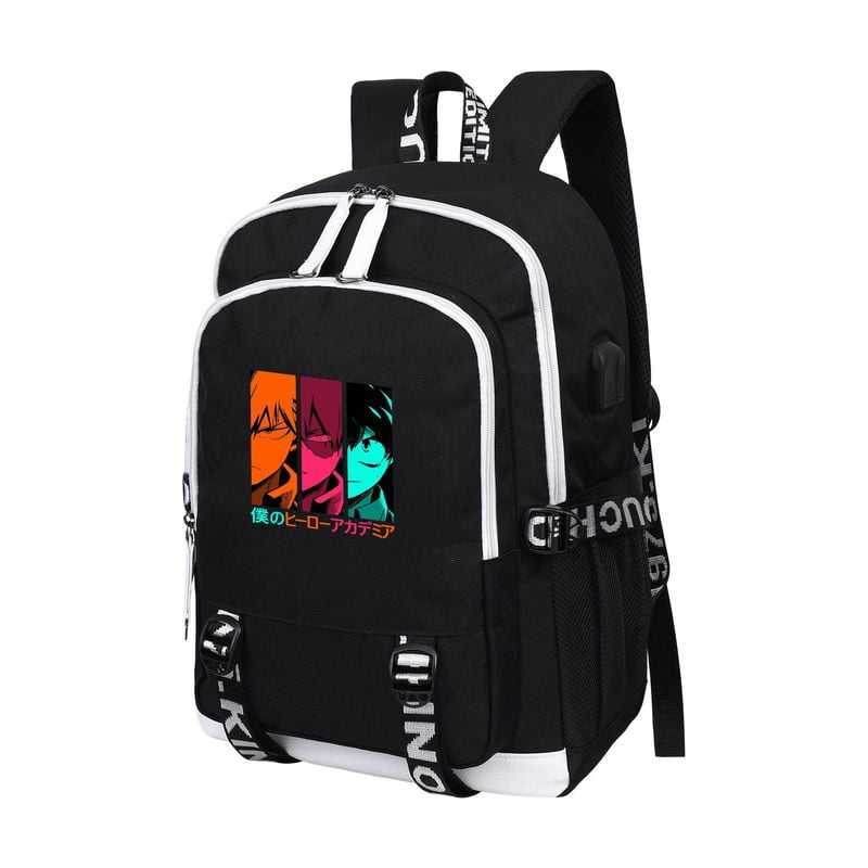Tricolor Background Backpack Travel Bag Laptop Bag School Bag Bookbag Hiking Camping Rucksack 