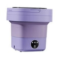 thumbnail image 2 of Lavadora plegable portátil Lavadora plegable silenciosa Mini lavadora de ropa portátil Lavadora pequeña Fácil de llevar para calcetín de apartamento Violeta Sunnimix Lavadora portátil, 2 of 8