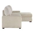 thumbnail image 4 of Lexicon Gallatin 2-Pcs Corduroy Sectional with Right Chaise in Beige& Light Gray, 4 of 16