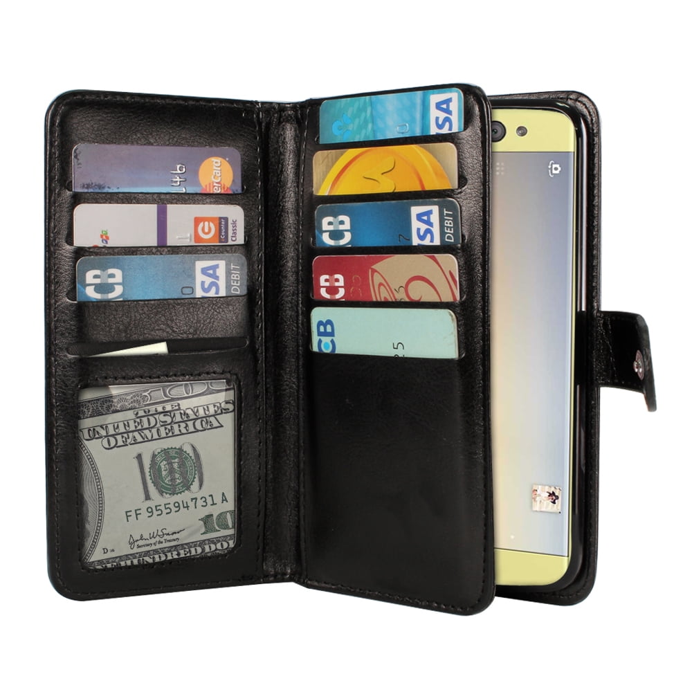 verwijzen vertegenwoordiger Buskruit NEXTKIN Multi Card Slots Double Flap Wallet Pouch Case for Sony Xperia XA  Ultra 6" (NOT FIT Xperia X, X Performance, XA 5 inch), Black - Walmart.com