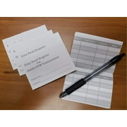 5 Debit ATM Mini Checkbook Registers