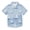 Sailing Ship on Sea, variant on Small Short Sleeve Button Down Shirts Sailing Ship on Sea Casual Shirt 3-10 Years