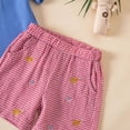 thumbnail image 6 of Baby Boy Outfit Clothes Kids Unisex Spring Summer Cotton Cute Prints Short Sleeved Training 0 6 12 18 24 Months 2T 3T Shirt Shorts Set New Born for Twins Outfits 2PCS, 6 of 6