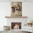 thumbnail image 4 of Design Art - Vintage Style Indian Head Tattoo, 4 of 5