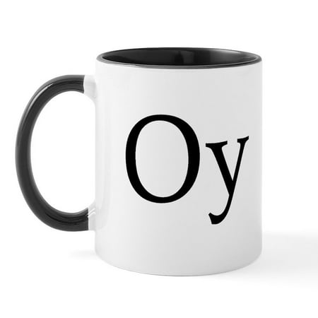 

CafePress - Jewish Oy Mug - 11 oz Ceramic Mug - Novelty Coffee Tea Cup