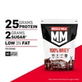 thumbnail image 2 of Muscle Milk 100% Whey Protein Powder, Vanilla, 5 Pound, 68 Servings, 25g Protein, 2g Sugar, Low in Fat, NSF Certified for Sport, Energizing Snack, Workout Recovery, Packaging May Vary, 2 of 5
