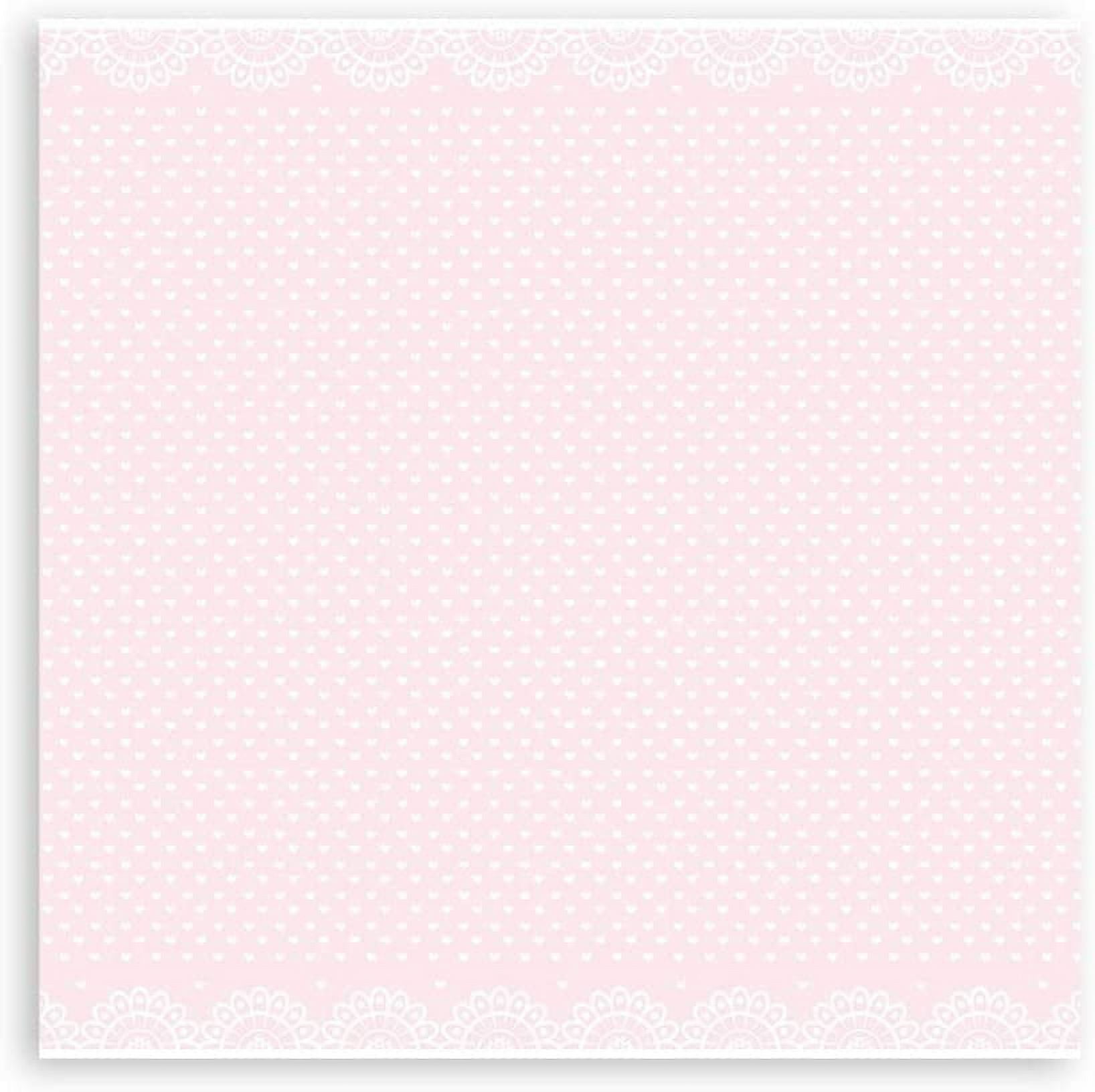 Stamperia Backgrounds Double-Sided Paper Pad 12"X12" 10/Pkg-Baby Dream Pink, Day Dream