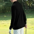 thumbnail image 6 of JGNGSHN Mens Ice Silk Golf Shirt Long Sleeve Moisture Wicking 3 Button Solid Fashion Polo Shirts, 6 of 6