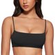 thumbnail image 1 of Sostén INGIA Deportivo Negro con Escote Cuadrado, Acolchado y Sin Varillas, Talla L, 1 of 5