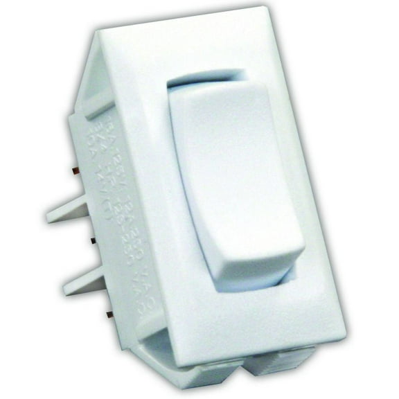 JR Products 13435 On/Off/On Switch - White
