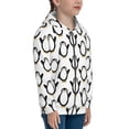 thumbnail image 5 of Kdxio Lovely Penguin Pattern Kids Boys Girls Zip Up Hoodie 3D Printed Hooded Sweatshirt Hoody Coat with Pocket 7-12 Y-Small, 5 of 6