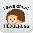 thumbnail image 4 of Inktastic I give great hedgehugs with Cute Hedgehog Boys or Girls Baby Bib, 4 of 4