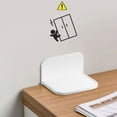 thumbnail image 2 of Inteprter Soportes de capa adhesiva sin rastro, fáciles de operar, para armarios y estantes, resistentes, 2 pack/lote Decoración del hogar, 2 of 6