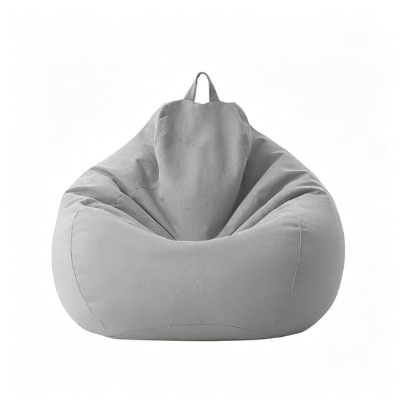 XIBUFE 2026 New Large Bean Bag Chairs for Adults,Suitable for Various Home Styles Adult Bean Bag Chair,Multi-Functional Use Bean Bag Chairs for Kids,Gray