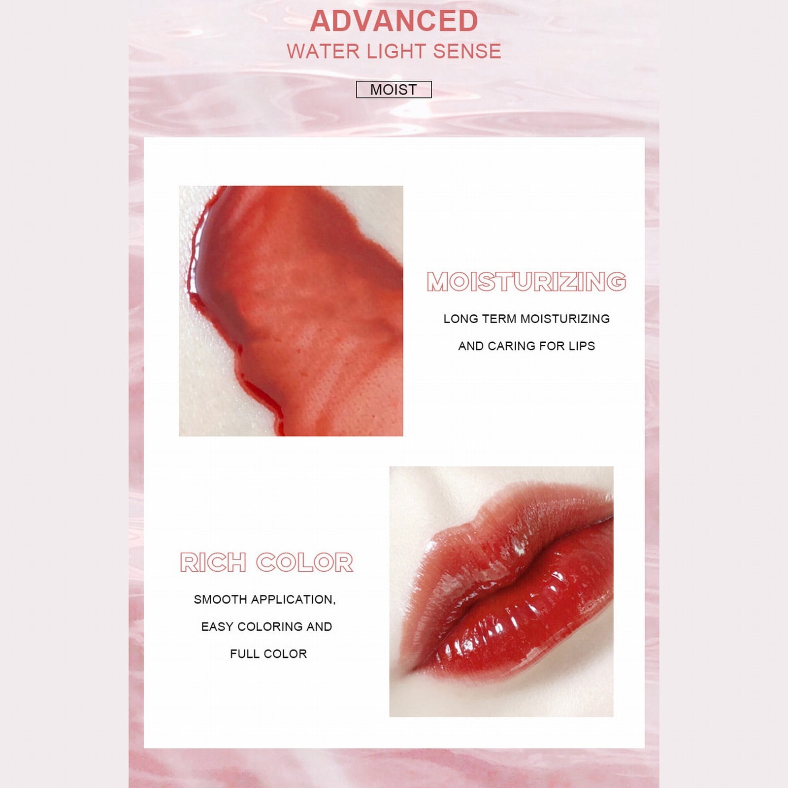 Water Gloss Lip Gloss Hazelnut Swirl Lipstick Tint for Wink Lipstick en Star Beauty Crushed Lip Color 3d Lip Plumper Bottles Lipstick Bright Lip Gloss Lip Bar Lip Gloss Bundle of Lip Gloss