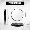thumbnail image 4 of 10X Magnifying Makeup Mirror, Black Bathroom Mirror With 2 Suction Cups, Portable Makeup Mirror for Facial Makeup Cosmetic Shaving Home Makeup Travel Essential(Diameter 3.5 inches), 4 of 8